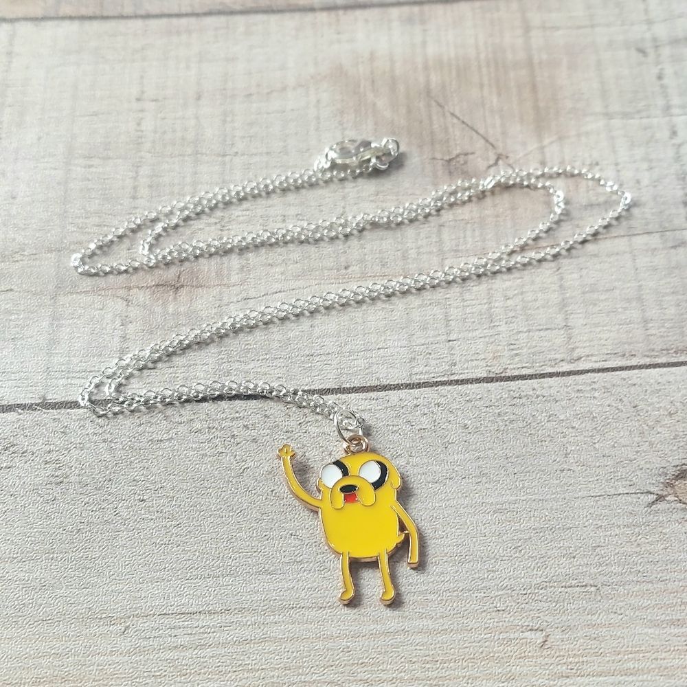 Adventure Time Necklace Jake the Dog Waving